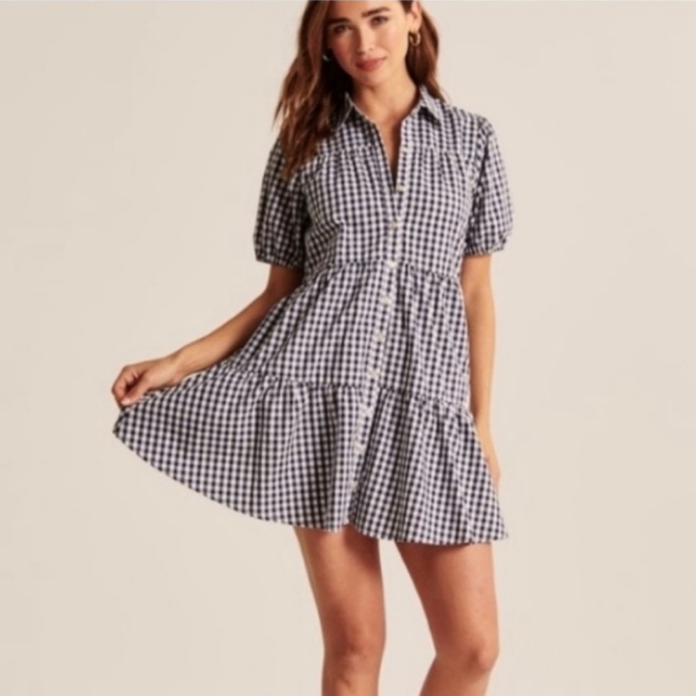 Abercrombie Gingham Checkered Dress
